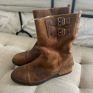 Sorel Brown Ankle Boots